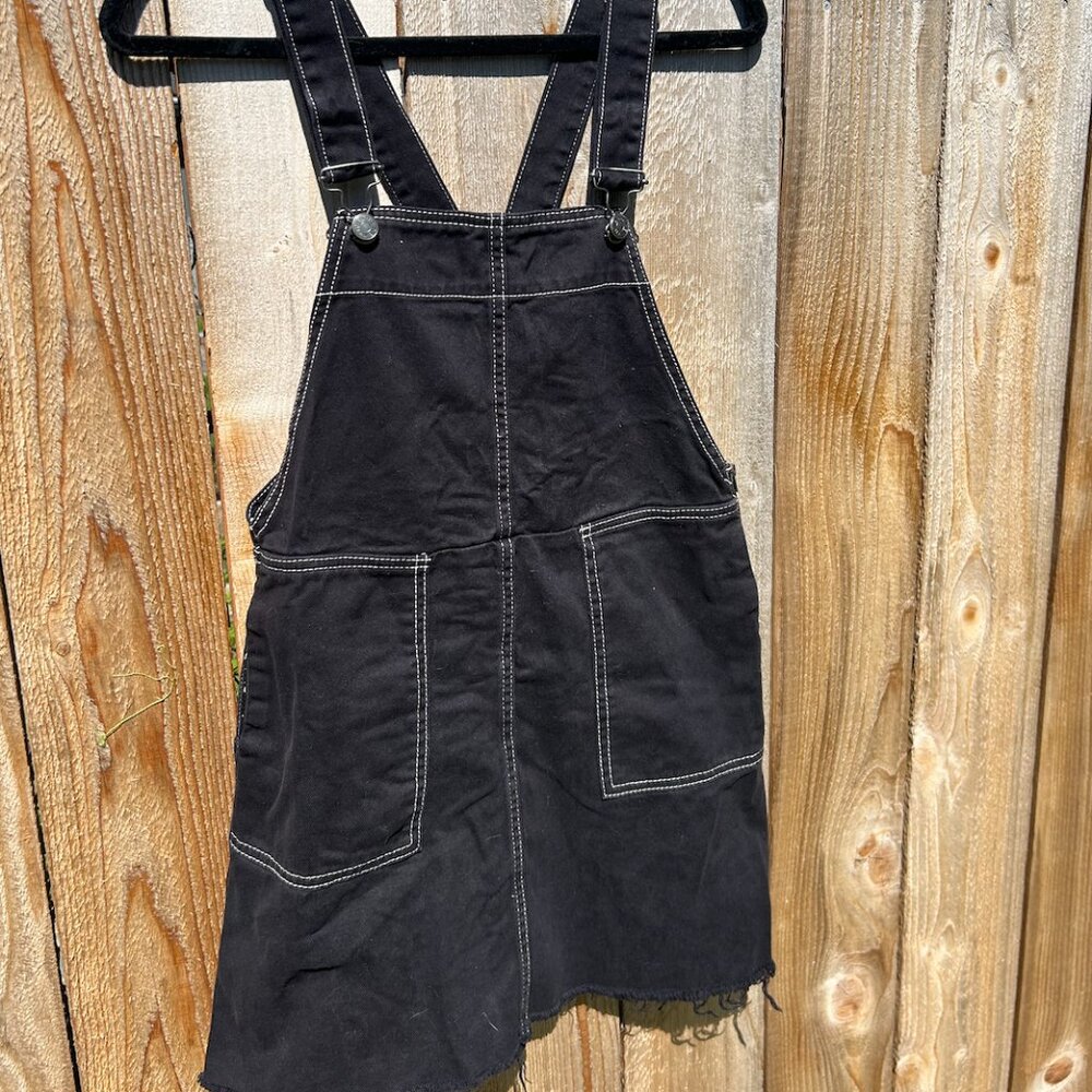 Urban Outfitters Black Denim Overall Dress- Size XS